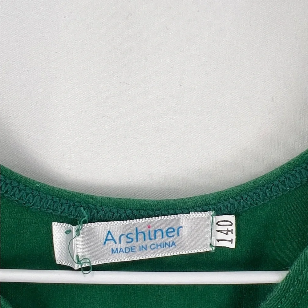 Girls Tutu Leotard - Arshiner - 2 Pack -Blue and Green - Sparkle -Size 130 & 140
